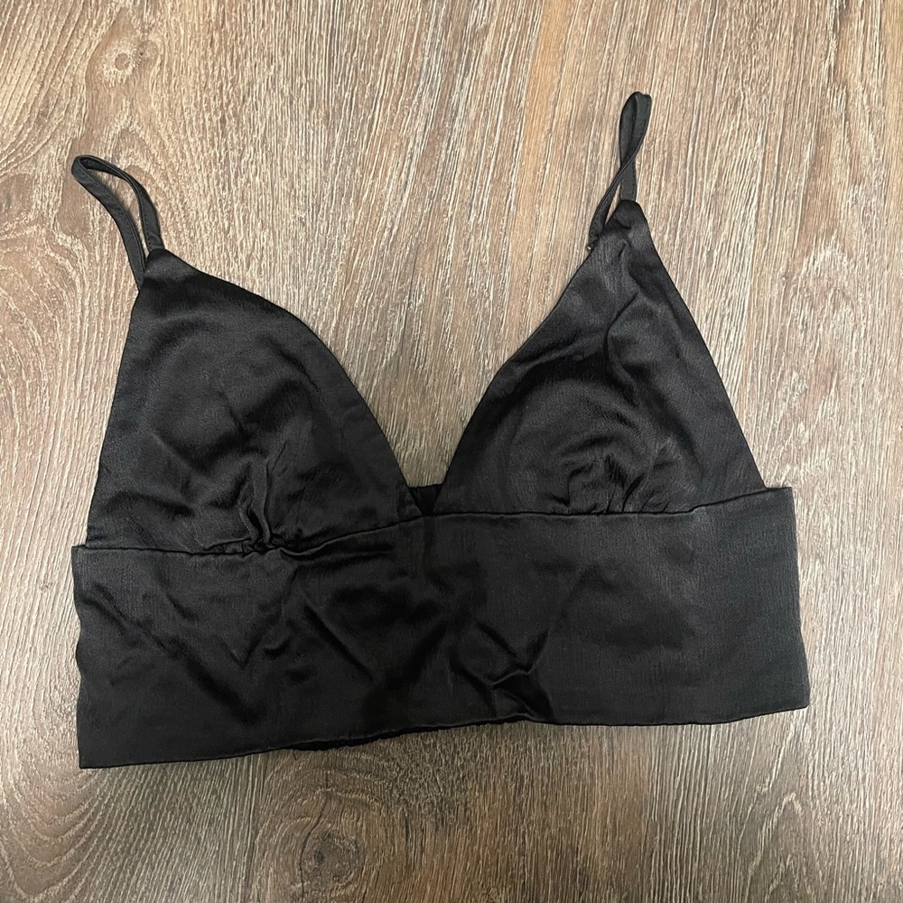 S Zara Black Bralette